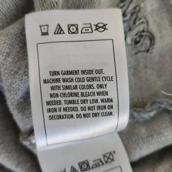 Disney Parks Minnie Mouse Embroidered Eyelet Layered Lightweight Sweatshirt - Picture 8 of 8